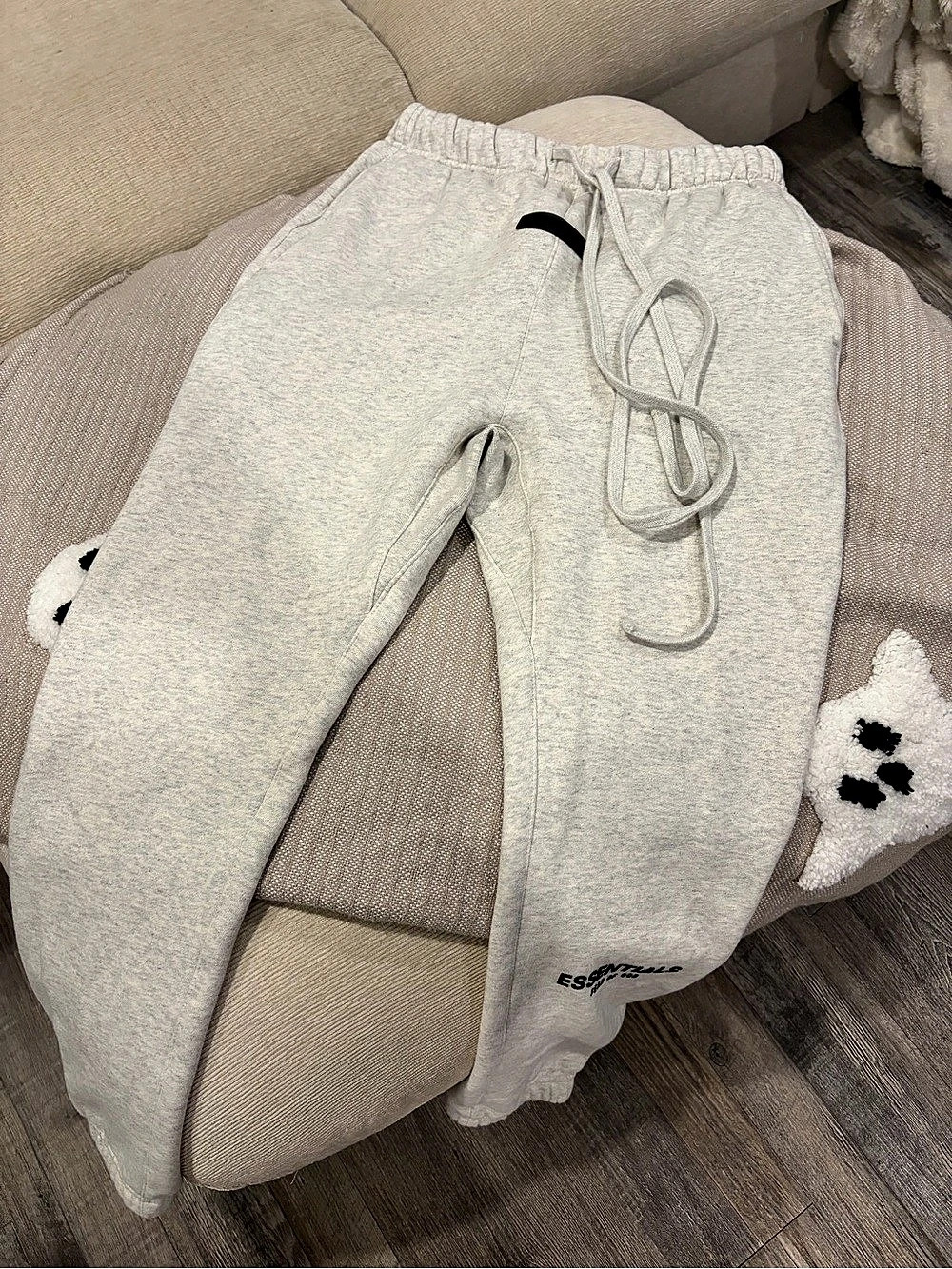 Authentic Fear of God Essentials Gray Sweatpants Size XS Like New